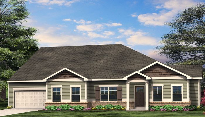 New homes with open floor plans for 55+ Adults in Loganville Georgia