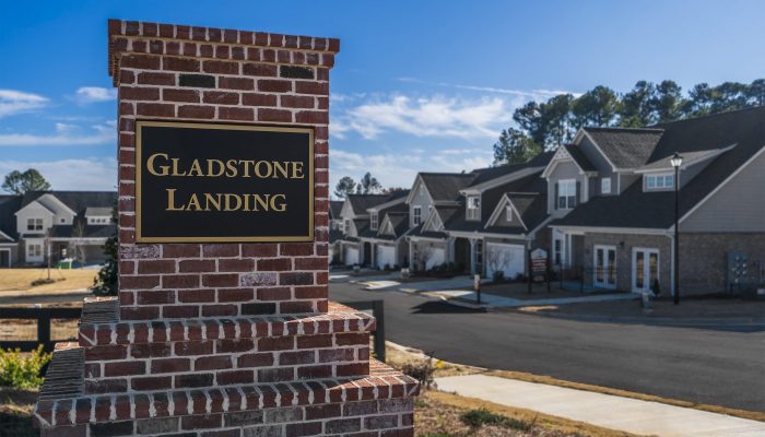 a plinth in gladstone landing, an age qualified snellville community