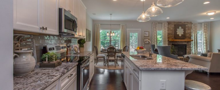 a new kitchen in a paran homes home