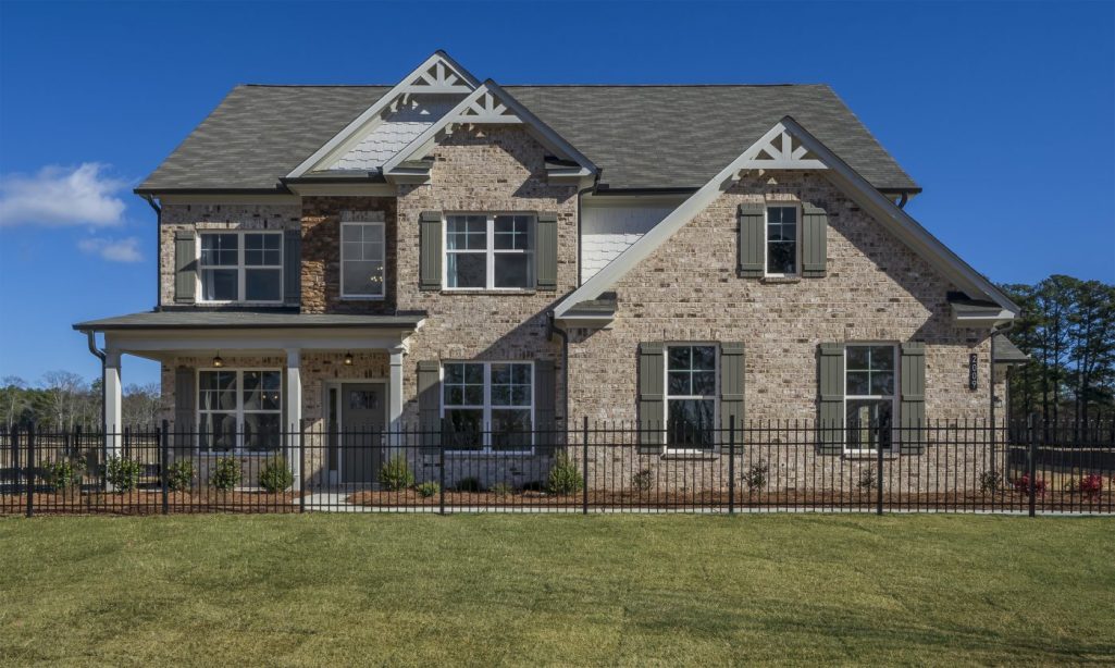 Exterior of a Georgetown Floor Plan Model Home