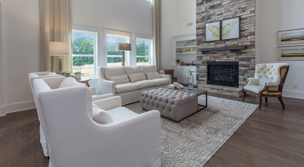 Spacious Family Room in Kirkview Model Home