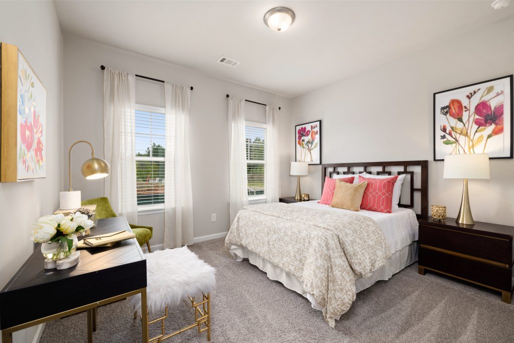 Guest Bedroom in Creekwood, our Powder Springs community