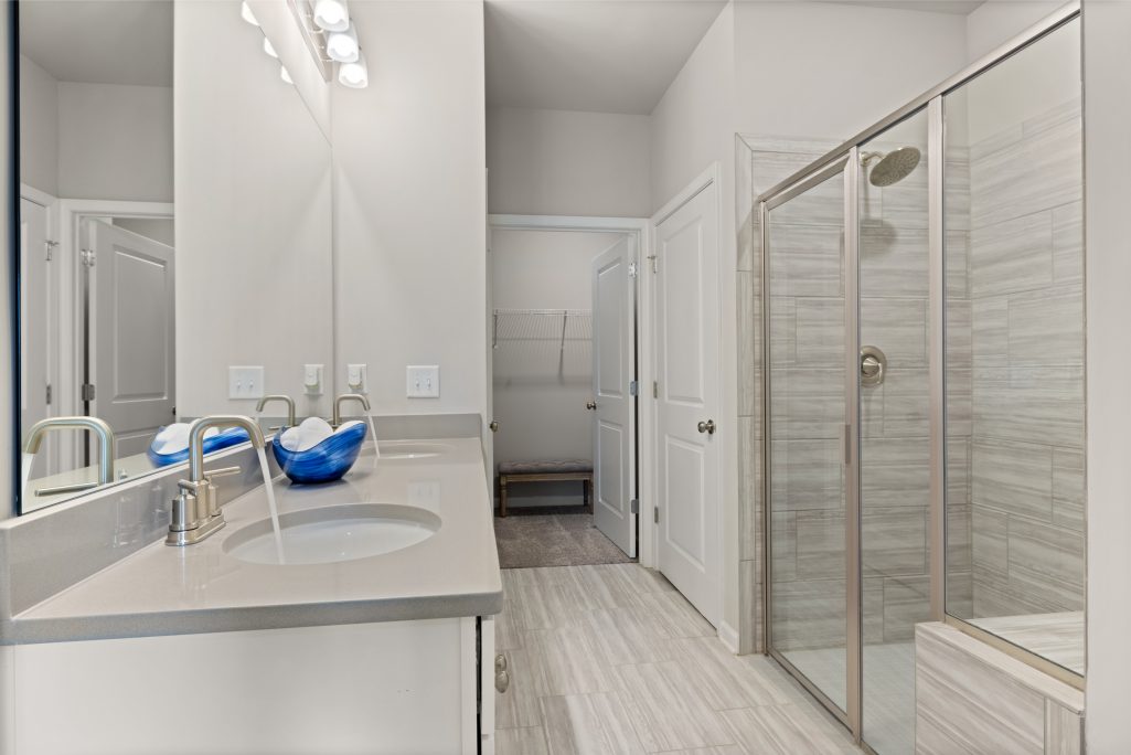 Accessible Owner's Bathroom in a 55 Plus Community
