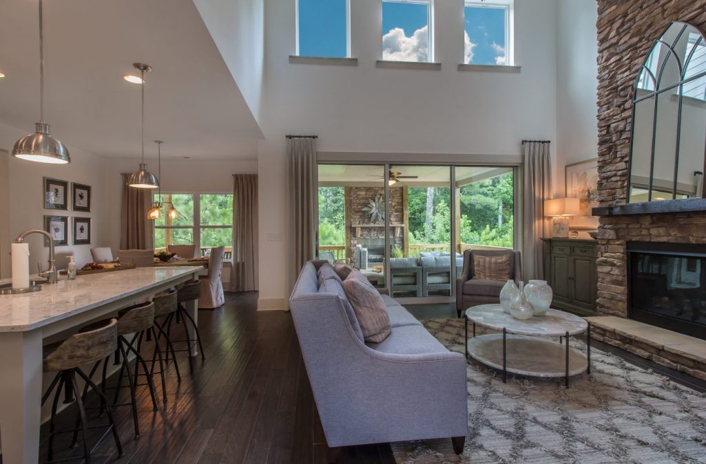 Living room in one of our new construction homes in Dallas, GA