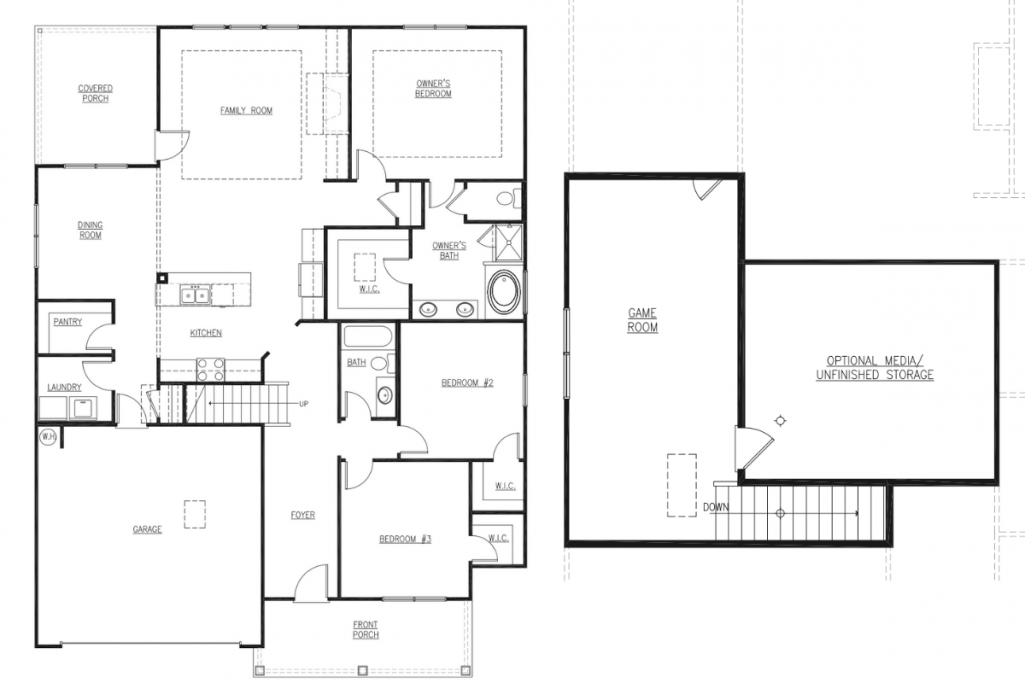 Owner on main floor plan in Oakleigh Pointe