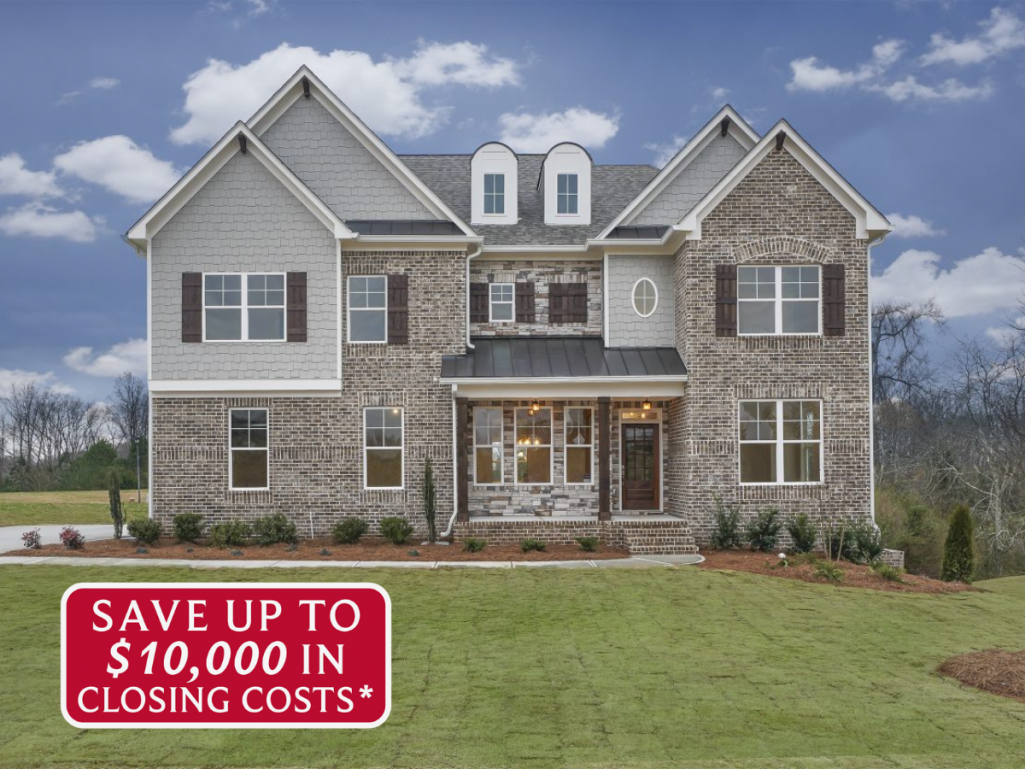 Save up to $10,000 in closing costs on select lots